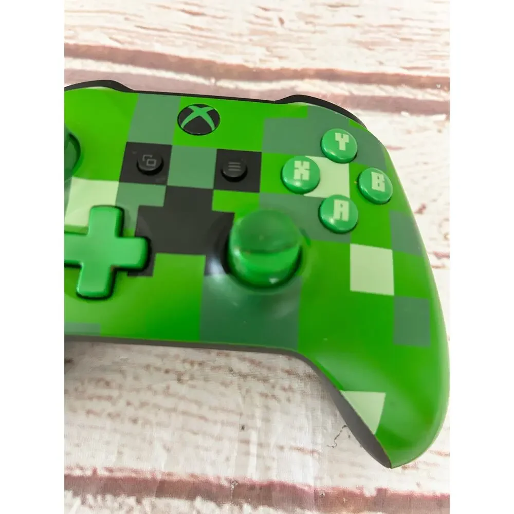 MICROSOFT Xbox One Wireless Controller Minecraft Creeper Edition Green Black